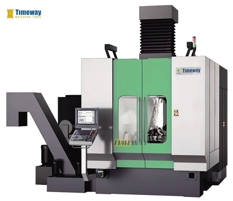 Centro de usinagem CNC vertical de 5 eixos de alta precisão com capacidade de 12 revistas de ferramentas