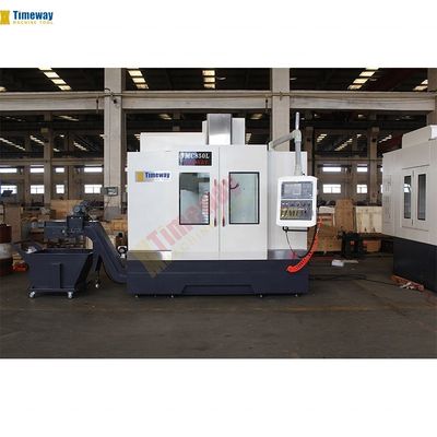 Máquina de moagem vertical de metais de 500 mm com precisão de posicionamento de 0,005 mm