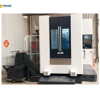 A usinagem leve tornou-se fácil com o centro de usinagem horizontal de alta precisão de 5500 kg