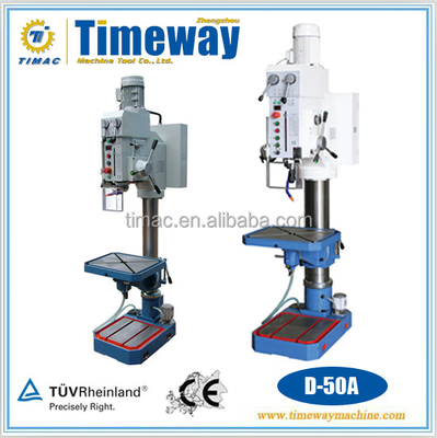 2.2kW Potência D-50A Pedestal máquina de perfuração de perfuração vertical tipo de fresagem para metal