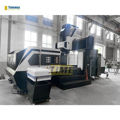 Máquina de fresagem de grande dimensão de tipo &quot;Gantry&quot; para travagem transversal Y 1000 e travagem de mesa X mm 1000