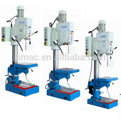 860 KG cabeça engrenada pedestal brocas máquina de perfuração vertical Z5050A Bule e branco