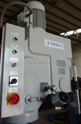 860 KG cabeça engrenada pedestal brocas máquina de perfuração vertical Z5050A Bule e branco