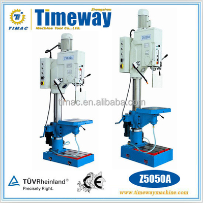 860 KG cabeça engrenada pedestal brocas máquina de perfuração vertical Z5050A Bule e branco