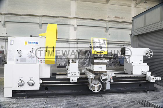Máquina de torno horizontal de alta rigidez de trabalho pesado AL-2000 para torneamento industrial de metais