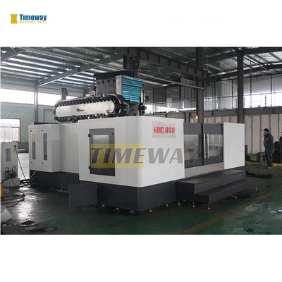 500*500 mm Tamanho da mesa Centro de usinagem CNC horizontal com 24 capacidades de revistas de ferramentas