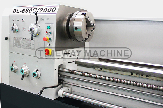 Velocidade do fuso 36-1600 rpm Máquina de torno de cama de lacuna BL-500C para torneamento de metal universal