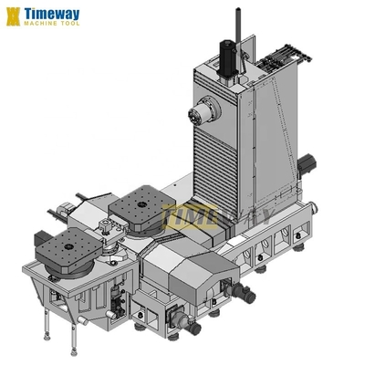 Centro de usinagem CNC horizontal com tamanho de mesa 630x630mm Online