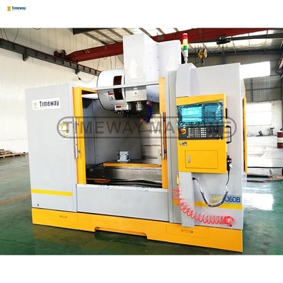 Centro de usinagem vertical CNC com controlador FANUC ± 0,008 Precisão de posicionamento mm