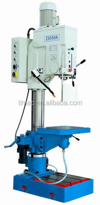 Max. Capacidade de perfuração 50 mm Máquina de perfuração de pilares de braço radial para aplicações metálicas