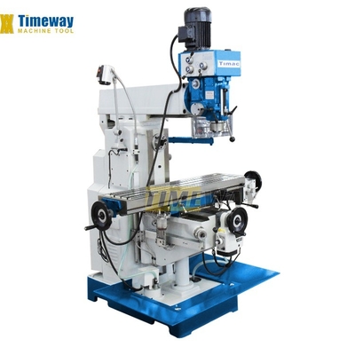Máquina de fresagem de perfuração vertical opcional com 400 mm de movimento da mesa e velocidade variável