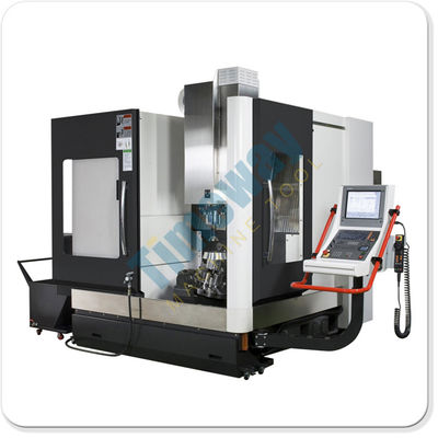 12000KG 5 eixos de ligação centro de usinagem vertical com ± 0,008mm precisão de posicionamento