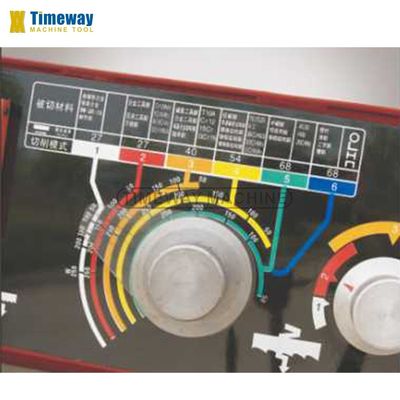27/40/54/68/80m/min Velocidade da lâmina 2.2kw Serradora horizontal de banda de metal para corte preciso