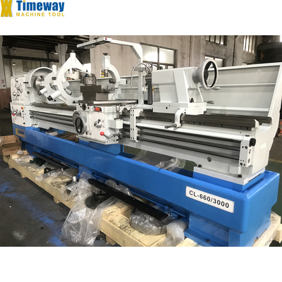 Metal/Tornos Manuais Gap Bed Lathe Machine CL-800 com 3000mm Max. comprimento da peça