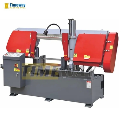 1.5kW Motor hidráulico de potência Máquina de serrar banda de metal semiautomática para corte de metal