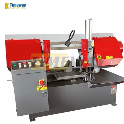 1.5kW Motor hidráulico de potência Máquina de serrar banda de metal semiautomática para corte de metal