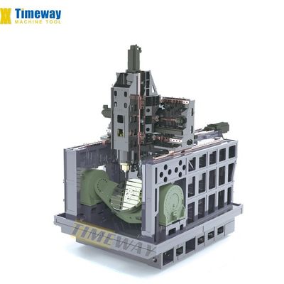 Centro de usinagem horizontal multifuncional de 5 eixos A solução de fresagem definitiva