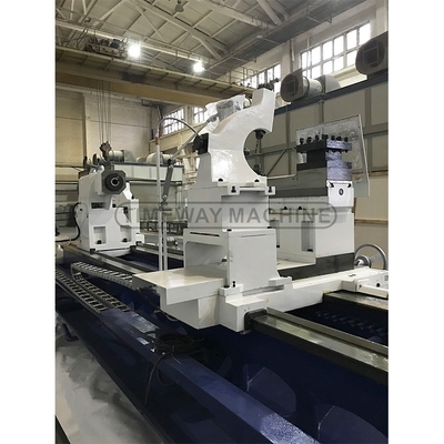 Máquina de torno horizontal de grande porte de trabalho pesado com poste de ferramenta de 8 estações Al-1250C