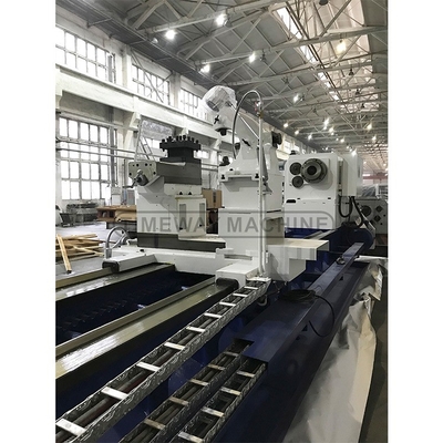 Máquina de torno horizontal de grande porte de trabalho pesado com poste de ferramenta de 8 estações Al-1250C