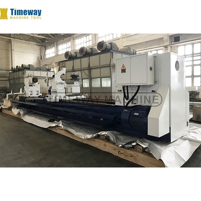 Máquina de torno horizontal de grande porte de trabalho pesado com poste de ferramenta de 8 estações Al-1250C