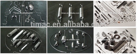 Máquina de moldagem de molas de bobina CNC universal de 12 eixos, sem camadas, com rotação de fio