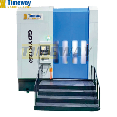 Timeway CNC GDYK1250- Máquina de chamfering de engrenagens para desarraigar engrenagens de material metálico