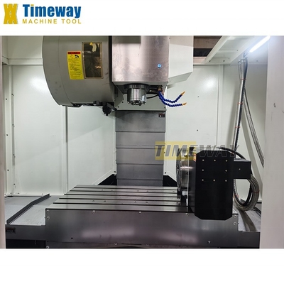 Máquina de fresagem CNC de metal com 600 mm de viagem de mesa e 8000rpm velocidade do fuso