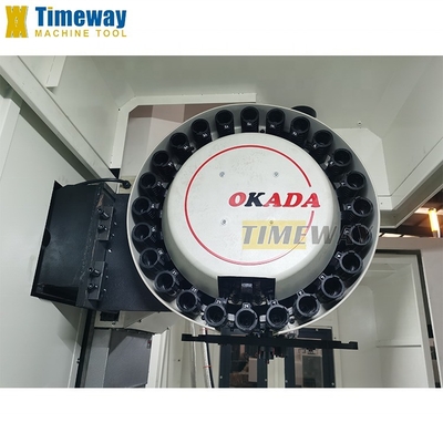 Máquina de fresagem CNC de metal com 600 mm de viagem de mesa e 8000rpm velocidade do fuso