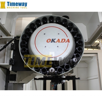 Timeway VMC850 CNC Centro de usinagem vertical FANUC Sistema de controlo Máquina de fresagem de metal