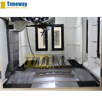 Timeway VMC850 CNC Centro de usinagem vertical FANUC Sistema de controlo Máquina de fresagem de metal