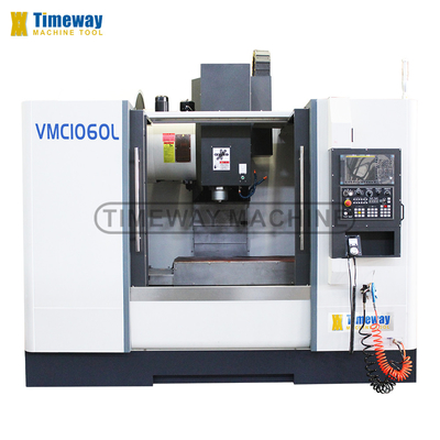 Máquina de fresagem vertical CNC de 600 mm VMC1060L com capacidade de 24 revistas de ferramentas
