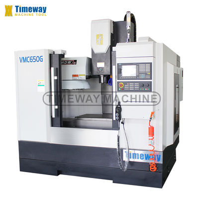Alta precisão VMC650G Centro de usinagem vertical para mesa de usinagem de metais Tamanho 1000x420mm