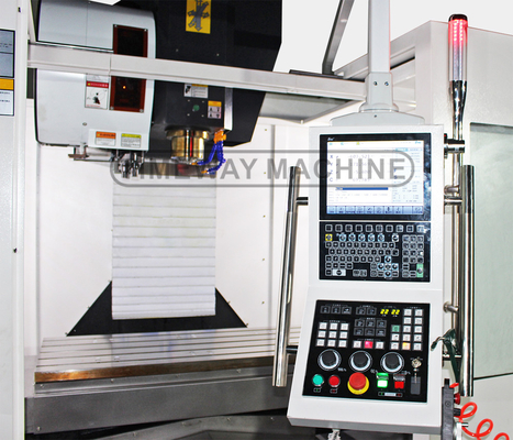 Centro de Mecânica Vertical CNC com capacidade de 24 revistas de ferramentas e máquina de fresagem de 3 eixos