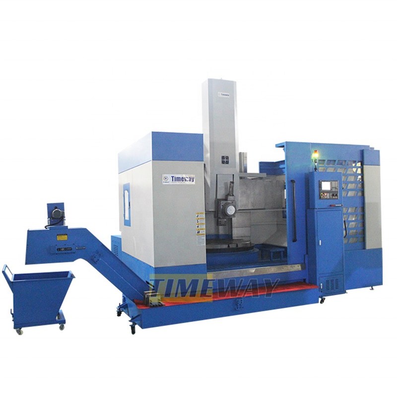 Máquina de torno vertical CNC de potência com capacidade de 60 kW e 800 mm de viagem do eixo Z