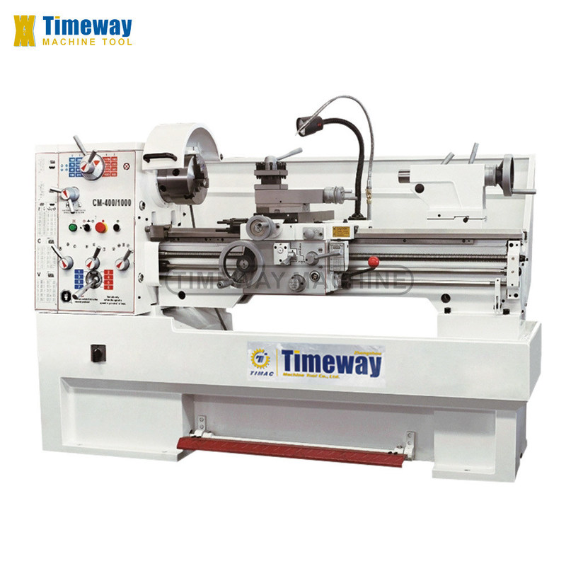 Diâmetro de balanço máximo 410mm Função leve Precision Gap Bed Lathe CM-400 com desempenho