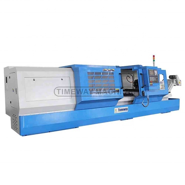 800mm largura do leito cama plana máquina de torno CNC com funções completas e Max. 520mm balanço