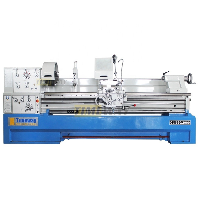 Máquina de torno manual de alta precisão com velocidade do fuso 25 2000 rpm