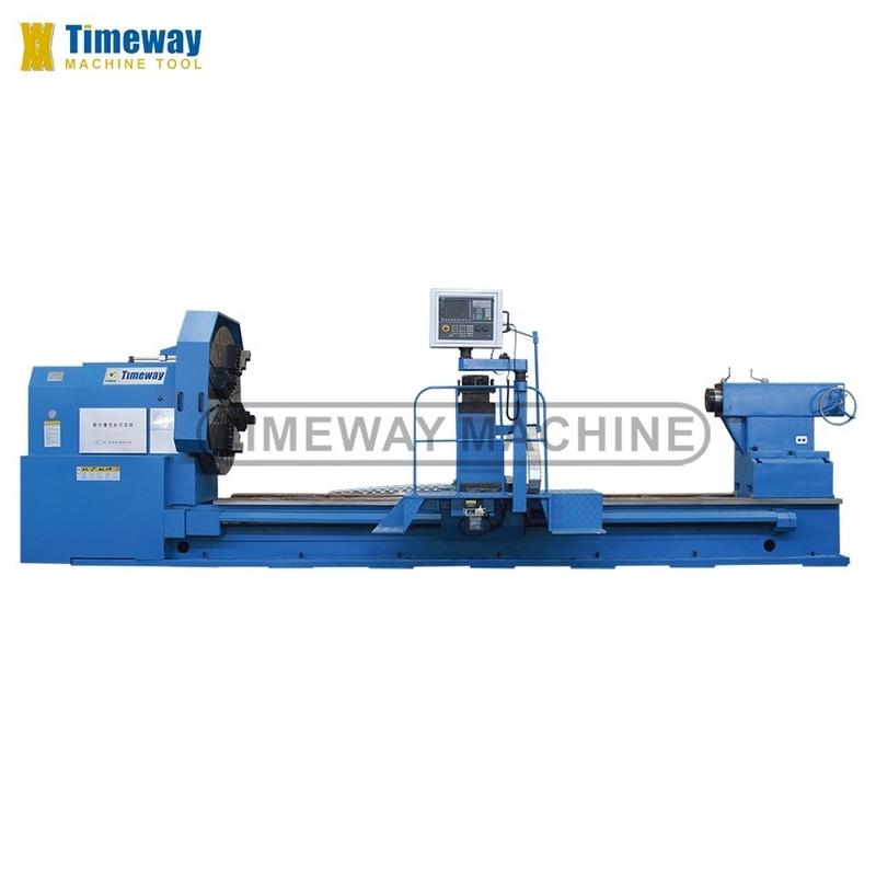 Sistema CNC SIEMENS Torno CNC gigante para usinagem de peças de trabalho de até 5000 mm de comprimento