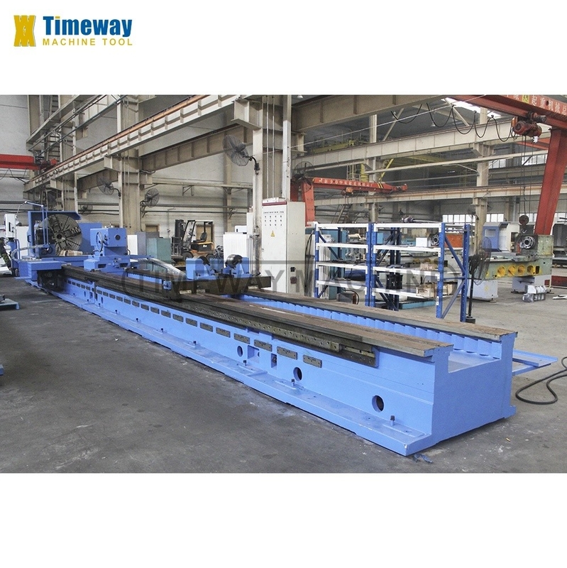 30kW Spindle Motor Power Multifunções CNC Flat-bed Lathe para Long Workpiece 9800mm