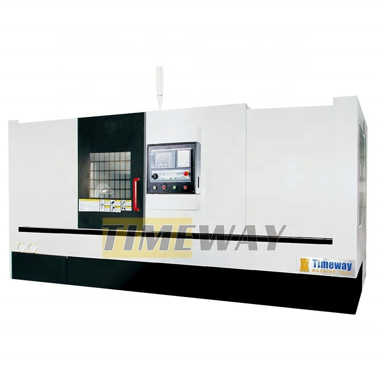 400 Cross Travel Slant Bed Máquina de torno CNC CK-63 para tensão exigida pelo cliente