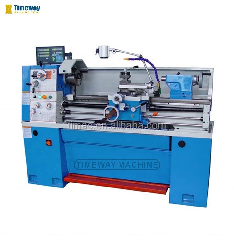 T-1440B Torno de motor de cabeça de engrenagem de precisão com diâmetro de balanço de 220 mm sobre deslizamento cruzado