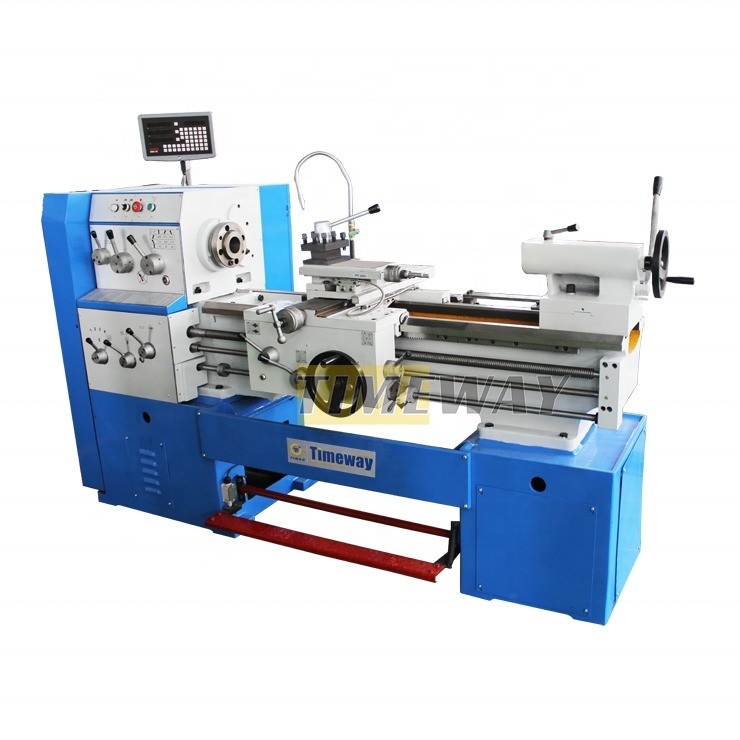 16 1600 r.p.m. Torno de metal de alta precisão Mini Torno Máquina-ferramenta com 1500 kg de peso