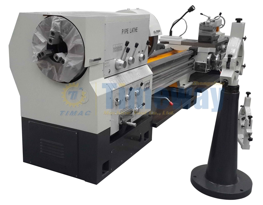 15kW Spindle Motor Power Oil Country Tube Lathe para trabalho de alta precisão no campo de petróleo