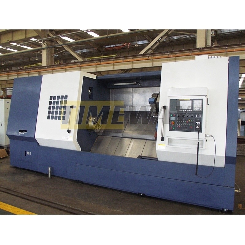 Velocidade máxima do fuso 2000 rpm Torno CNC horizontal de 4 eixos Ideal para produção em volume