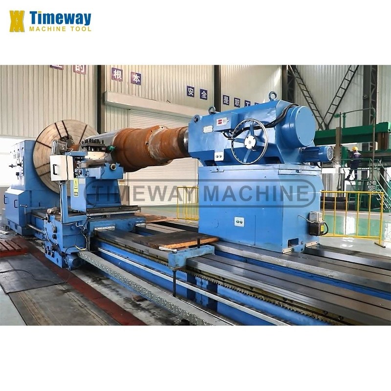 Alta rigidez 1 7 Fuso Taper 300mm Tailstock Quill Travel Tipo Gigante Torno Machine