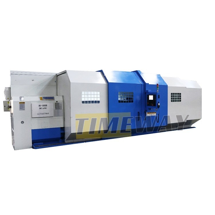 Máquina de torno horizontal CNC de grande porte ideal para trabalhos pesados e de precisão