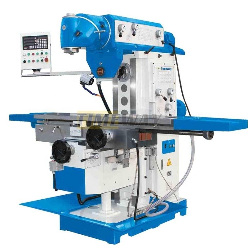 Máquina de fresagem universal de cabeça giratória tipo joelho com 1100x 320x450 mm de viagem de mesa