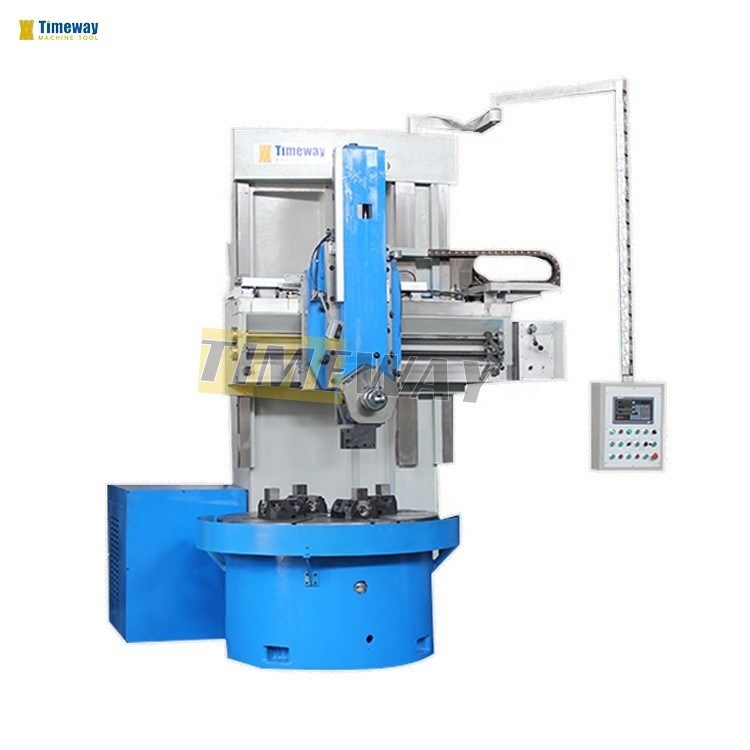 Tabela de trabalho de velocidade 1600mm Máquina de torno vertical de coluna única para peça de trabalho comprimento 1400mm