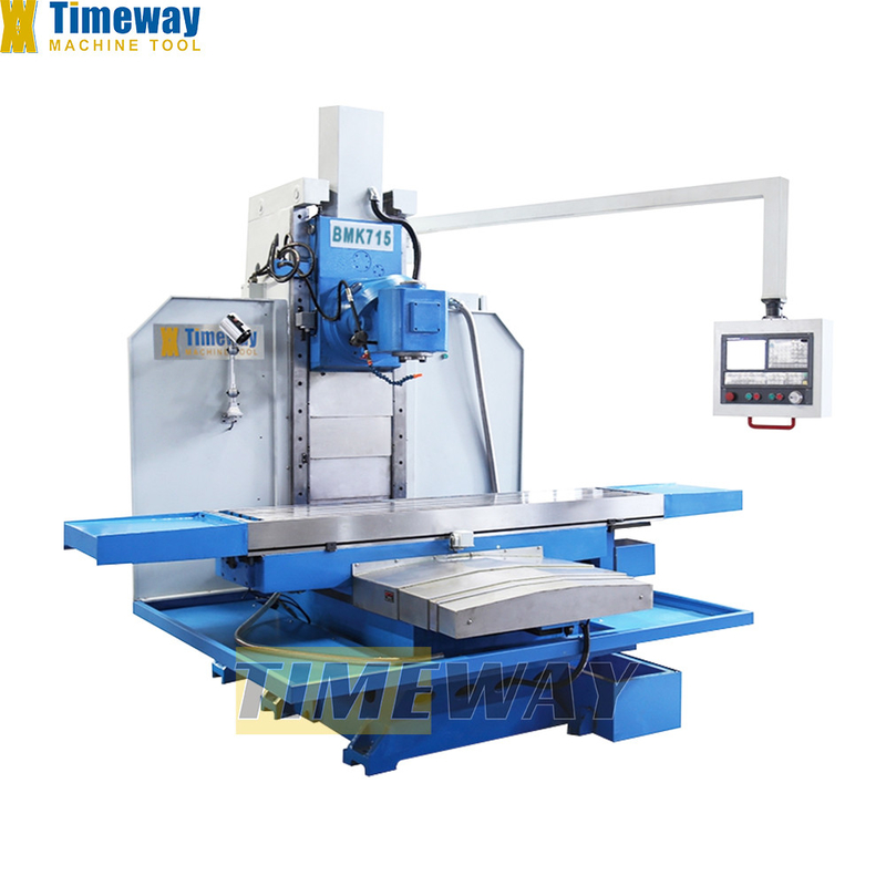 Máquina de fresagem de alta precisão BMK715 CNC de tipo cama com peso competitivo e 7300 kg