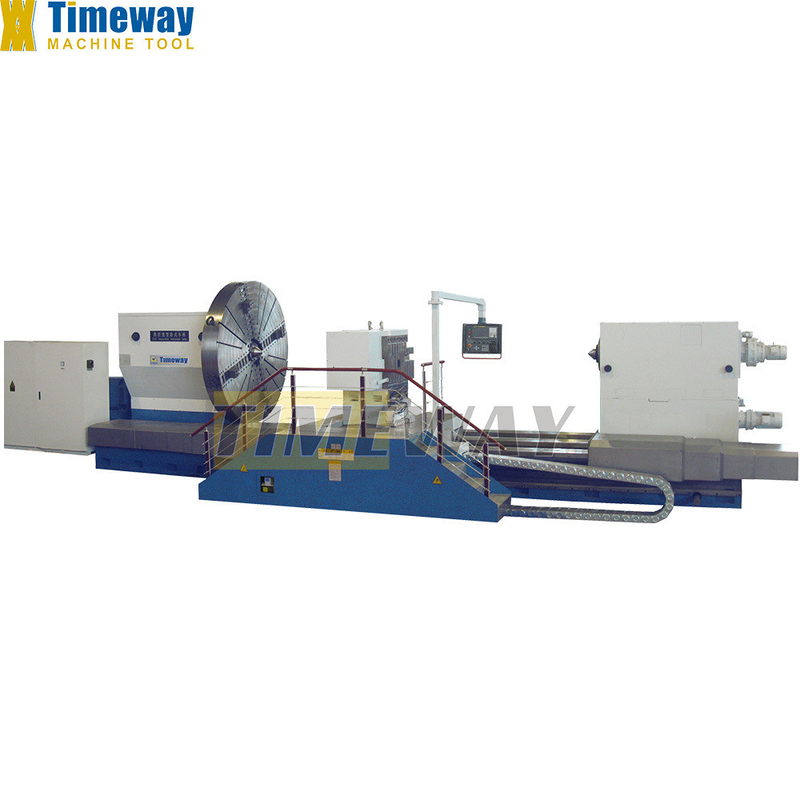 Máquina de processamento de metais AK-2200H Torno CNC de trabalho pesado com 725mm X Axis Travel